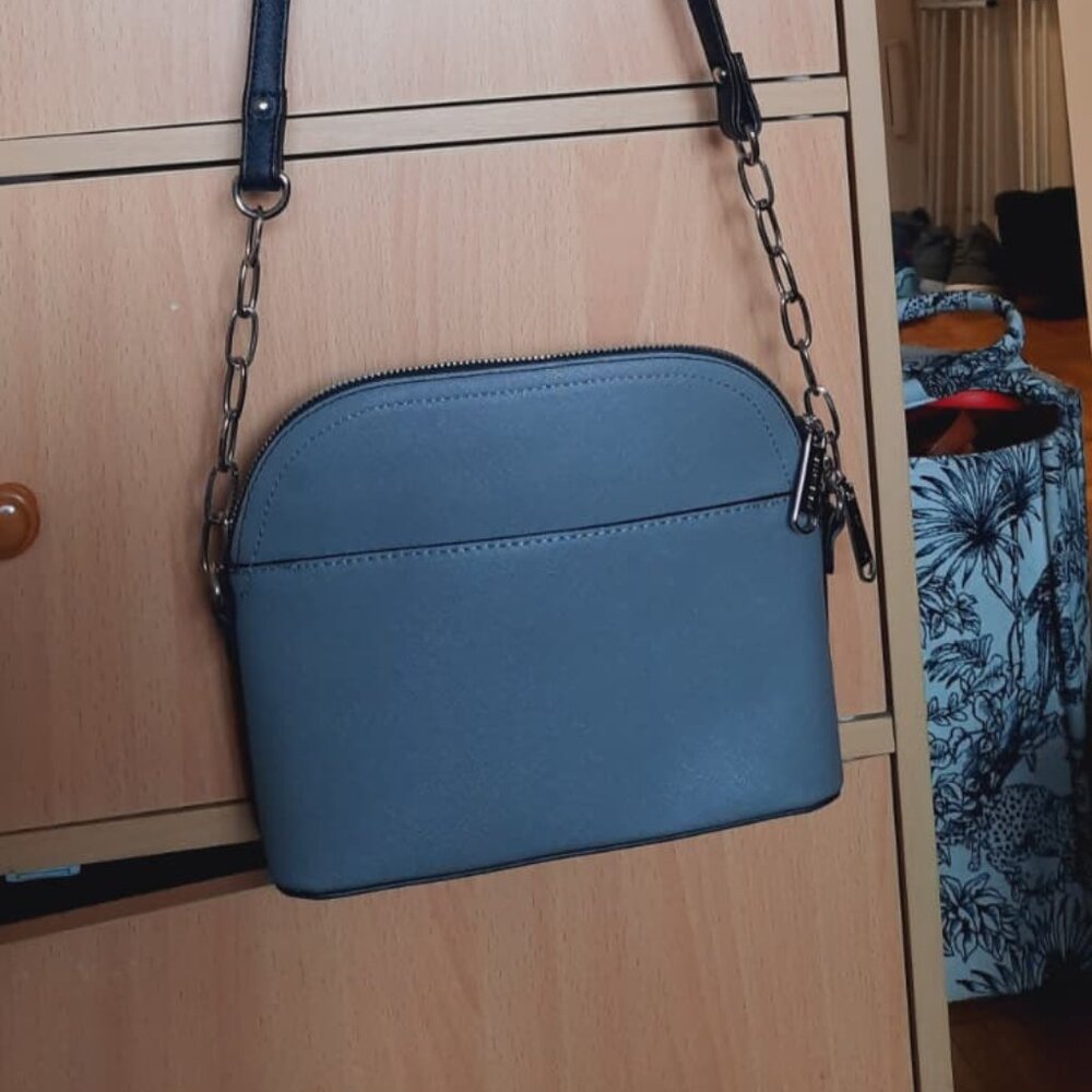 Steve Madden Crossbody bag black and grey, NEW - Picture 2 of 15